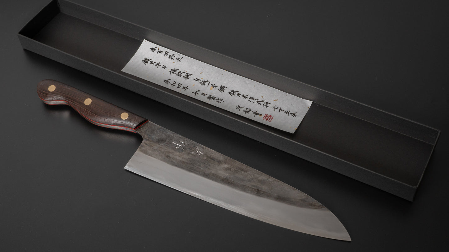 Jiro Tsuchime Yo Gyuto 225mm Tagayasan Handle (#349) - HITOHIRA