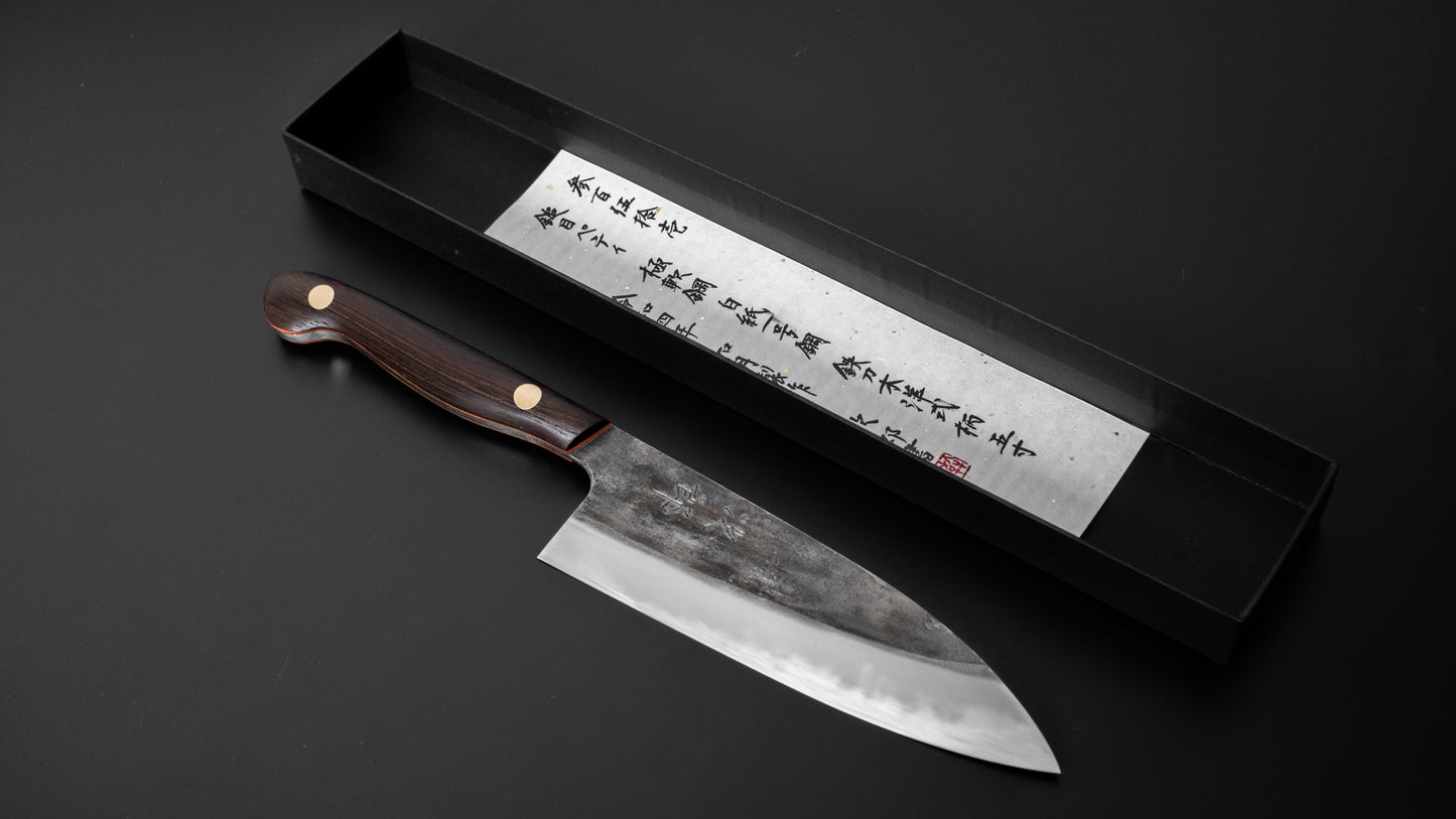Jiro Tsuchime Yo Petty 150mm Tagayasan Handle (#351) - HITOHIRA