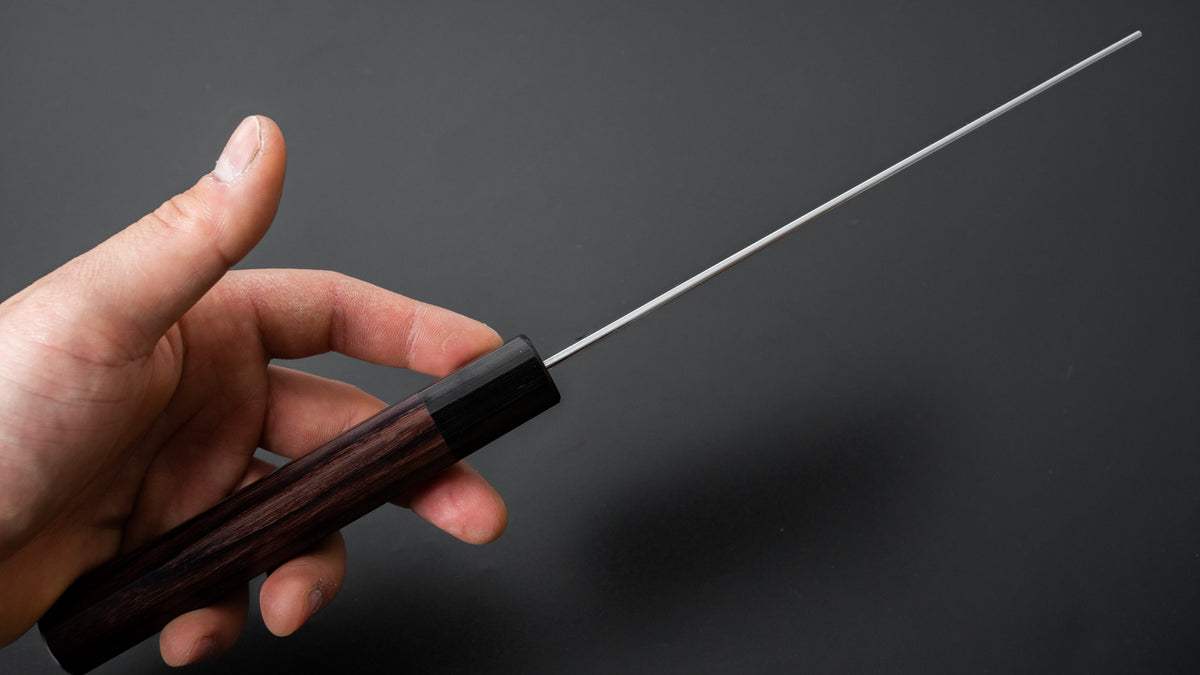 Takada no Hamono Blue #1 Suiboku Nakiri 180mm Rosewood Handle - HITOHIRA