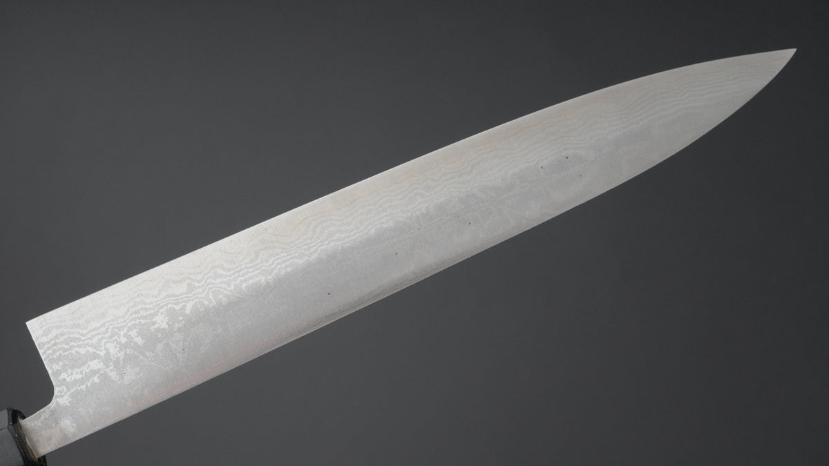 Hitohira Setsu Forged VG-10 Damascus Sujihiki 255mm Jutan Handle - HITOHIRA