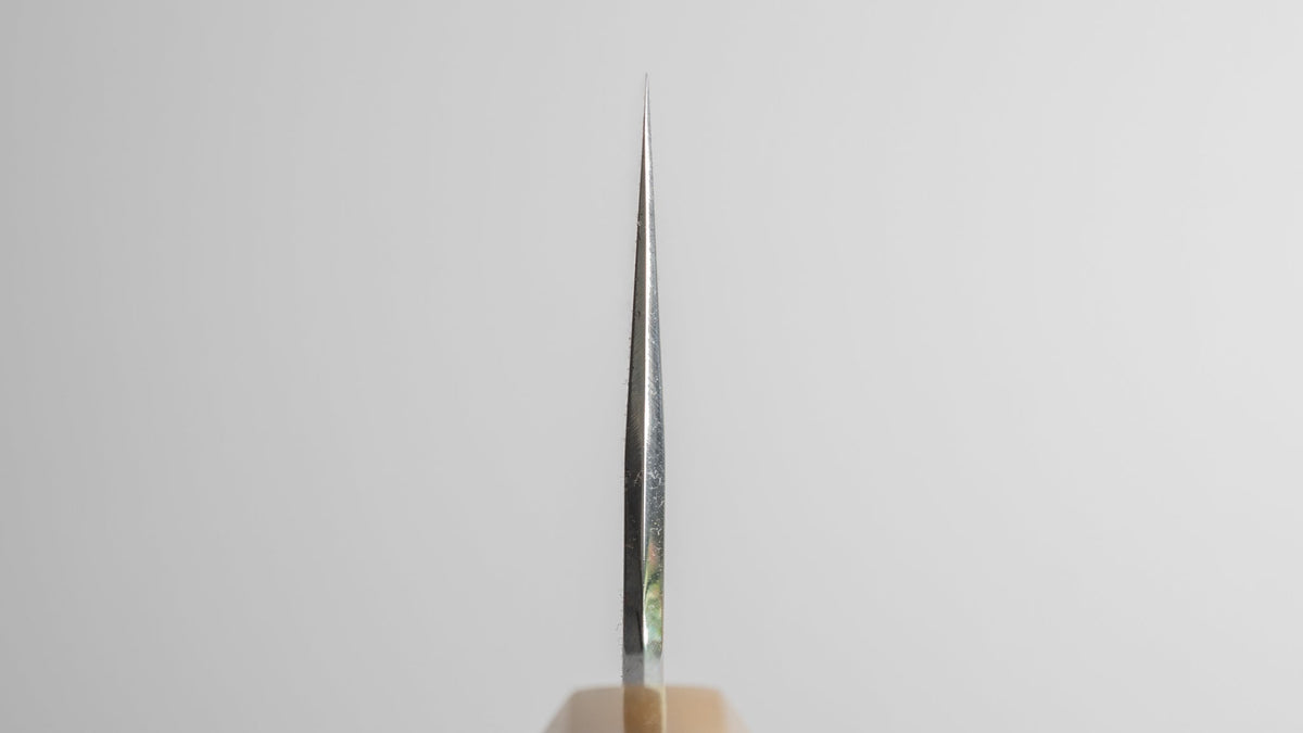 Hitohira Togashi Kyuzo White #1 Hakumon Mizu Honyaki Gyuto 240mm Kurokaki Persimmon Handle (#048/ Saya) - HITOHIRA