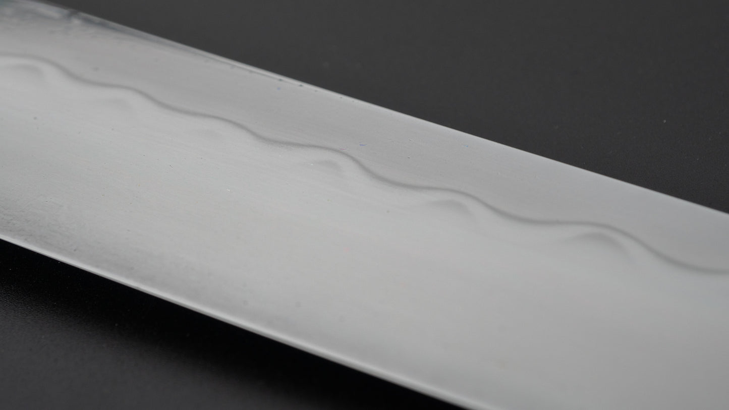 Hitohira Togashi Yohei White #1 Mizu Honyaki Sujihiki 270mm Taihei Ebony Handle (#065/ Saya) - HITOHIRA