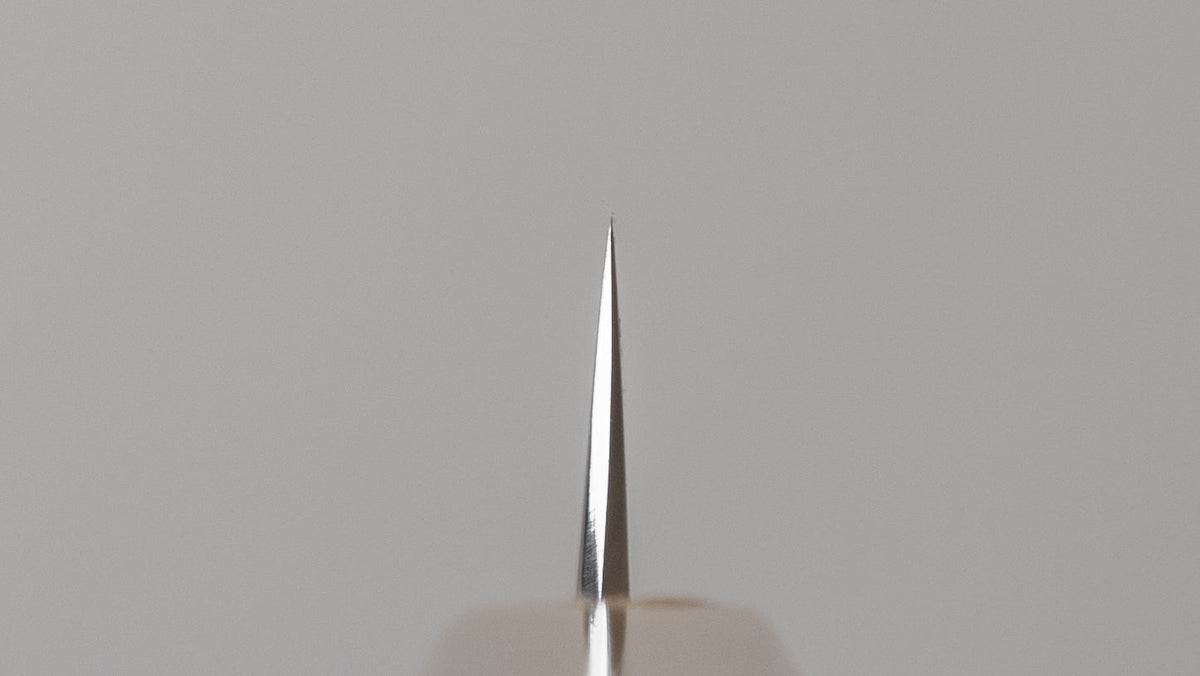Hitohira Kikuchiyo Yohei Tamame Petty 135mm Taihei Ebony Handle - HITOHIRA