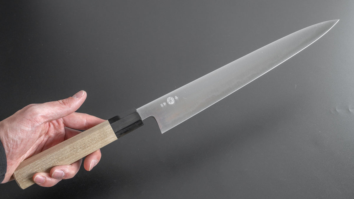 Takada no Hamono White #2 HH Sujihiki 270mm Ho Wood Handle - HITOHIRA