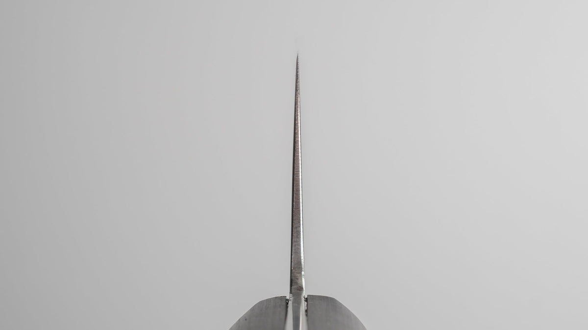 Hitohira KH Stainless Santoku 180mm Imitation Mahogany Handle (No Bolster) - HITOHIRA
