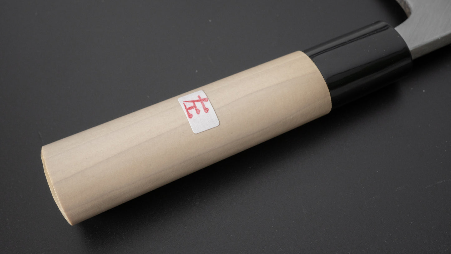 Morihei Yoshitomo Left-Handed Deba 135mm Poplar Handle - HITOHIRA