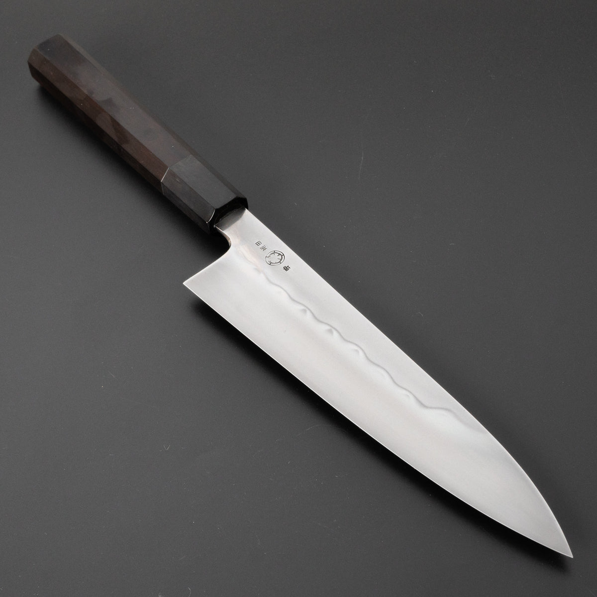 Takada no Hamono Mizu Honyaki White #2 Gyuto 210mm Ebony Handle - HITOHIRA