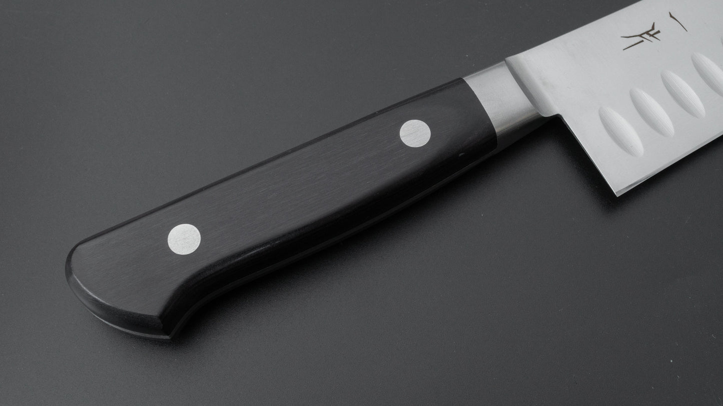 Hitohira FJ VG-1 Gyuto 210mm Pakka Handle (Granton Edge) - HITOHIRA