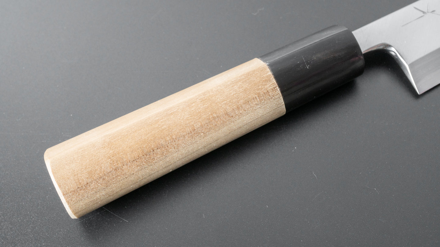 Hitohira Kikuchiyo Manzo White #3 Kaisaki 135mm Ho Wood Handle (D-Shape) - HITOHIRA