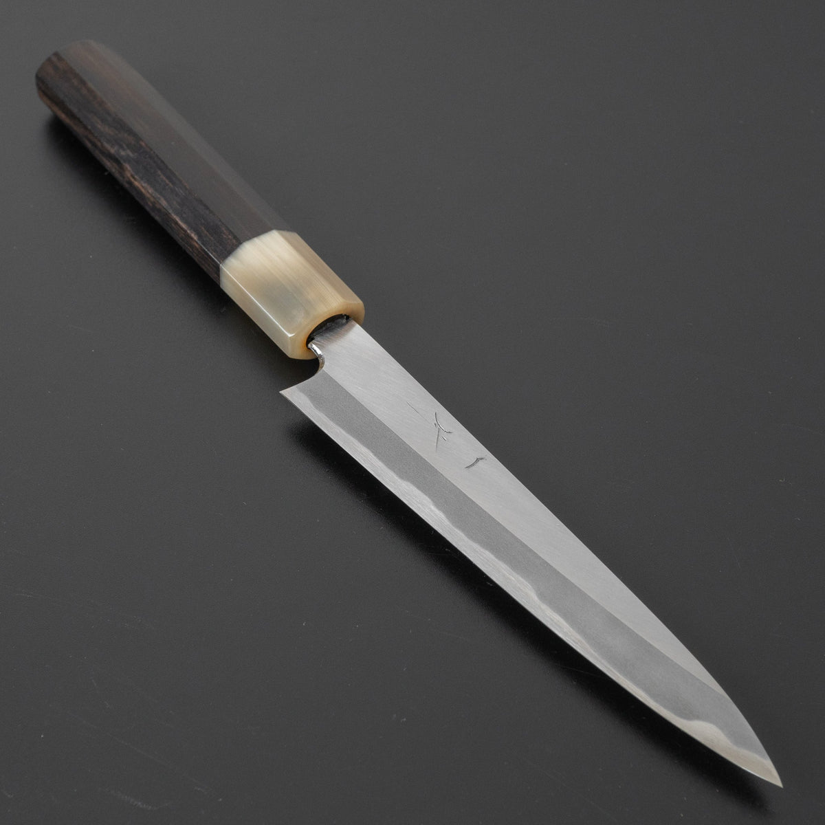Hitohira Tanaka Kyuzo Blue #1 Migaki Petty 150mm Taihei Ebony Handle - HITOHIRA