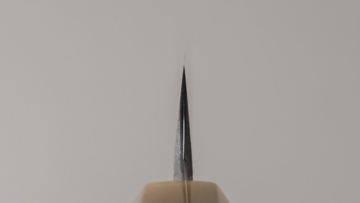 Hitohira Tanaka Kyuzo Blue #1 Migaki Petty 150mm Taihei Ebony Handle - HITOHIRA