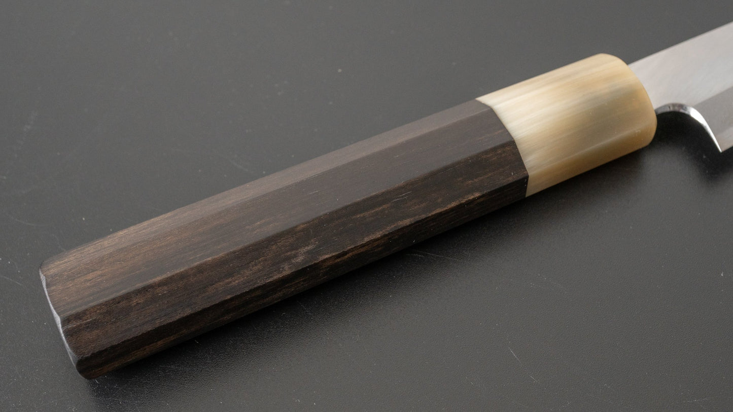 Hitohira Tanaka Kyuzo Blue #1 Migaki Petty 150mm Taihei Ebony Handle - HITOHIRA