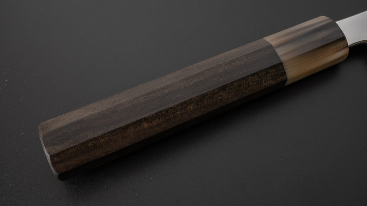 Hitohira Kikuchiyo Mosuke Silver #3 Yanagi Sakimaru 330mm Taihei Ebony Handle (Extra Curved) - HITOHIRA