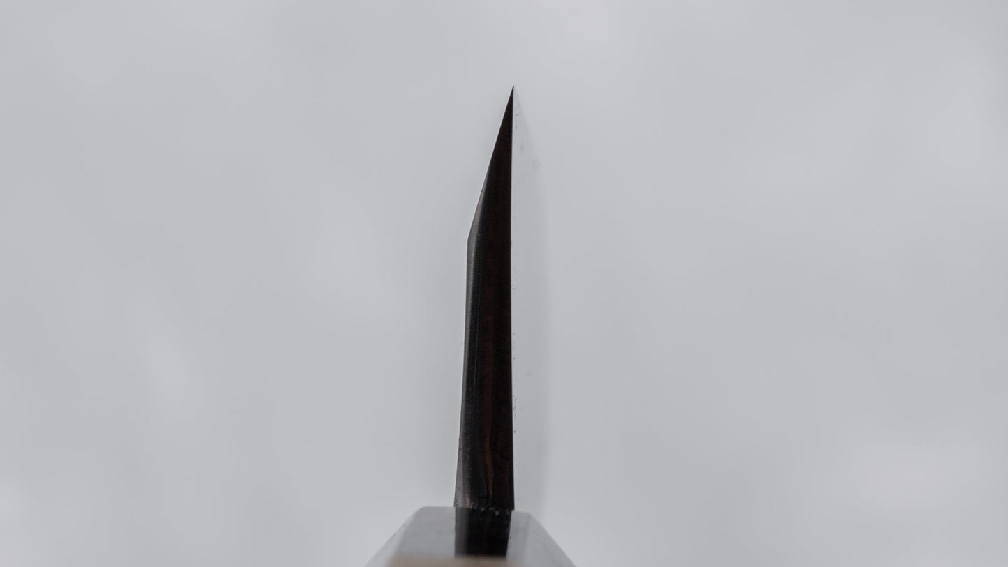 Hitohira Kikuchiyo Rikichi Blue #2 Deba 195mm Ho Wood Handle (Mirror/ Discounted/ Saya) | HITOHIRA