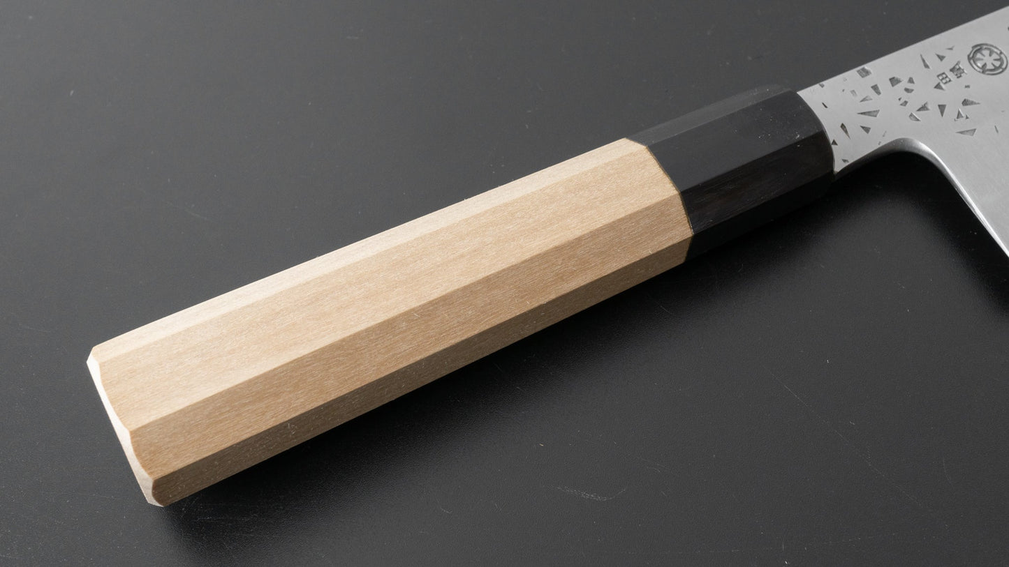 Takada no Hamono Silver #3 HH Reika Nakiri 180mm Ho Wood Handle (Extra Height) - HITOHIRA