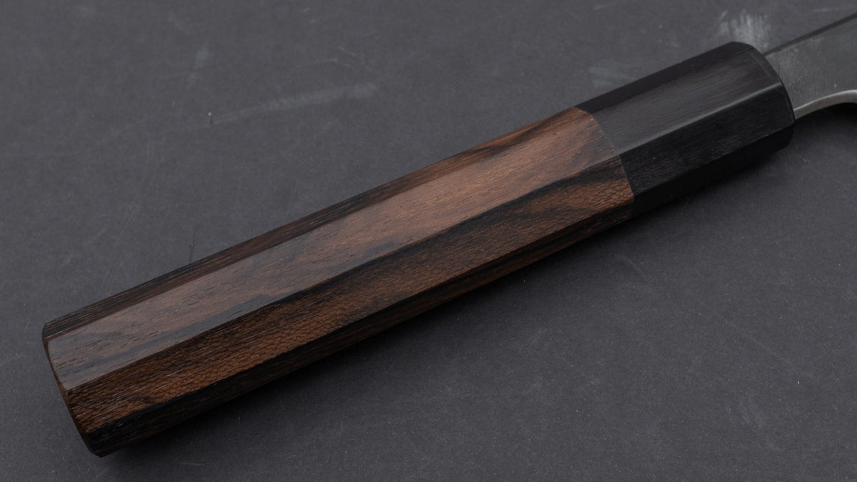 Hitohira Tanaka Kyuzo Blue #1 Kurouchi Gyuto 240mm Ziricote Handle (Custom/ Limited/ Saya) | HITOHIRA