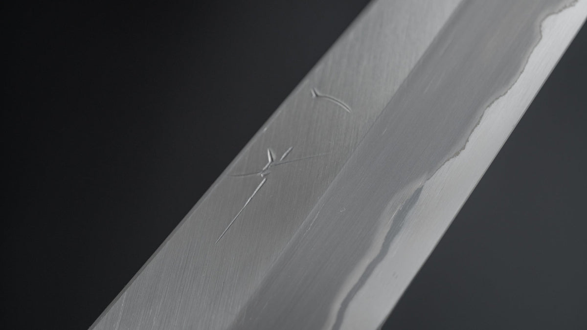 Hitohira Togashi White #1 Stainless Clad Migaki Petty 165mm Ziricote Handle - HITOHIRA
