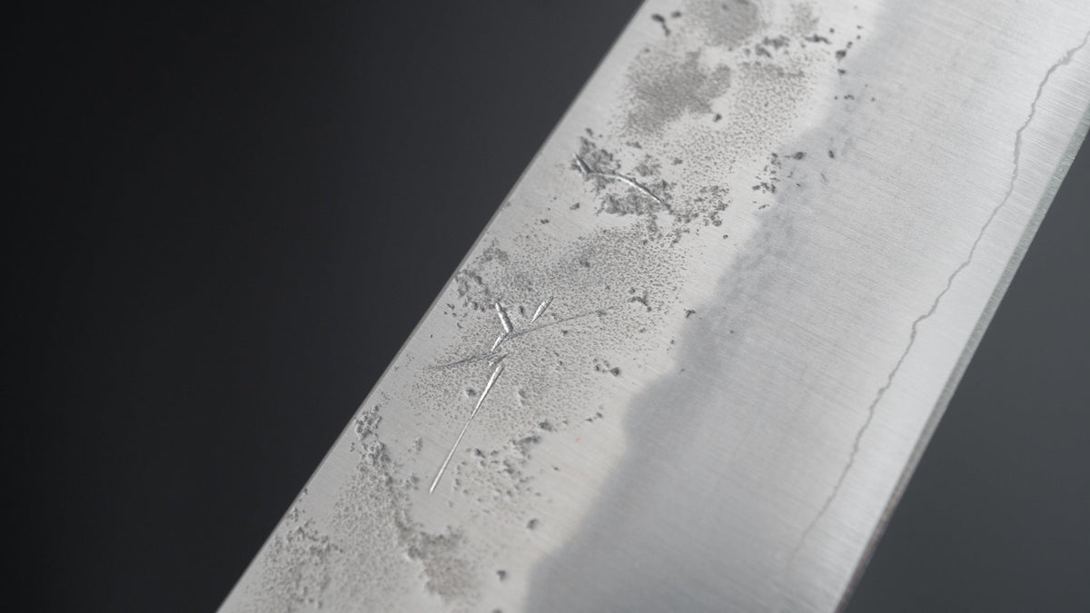 Hitohira Futana S3 Nashiji Sujihiki 240mm Pakka Handle (Yo) - HITOHIRA