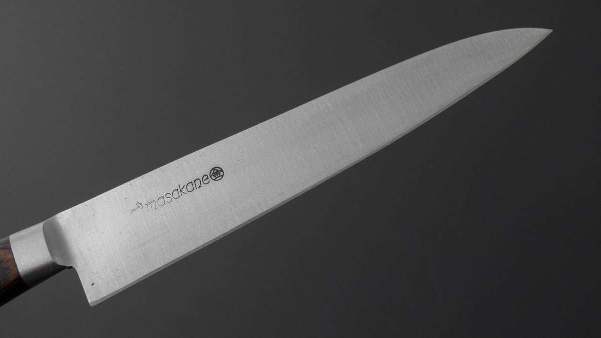 Masakane Vintage SK Petty 150mm Pakka Handle (Brown) - HITOHIRA