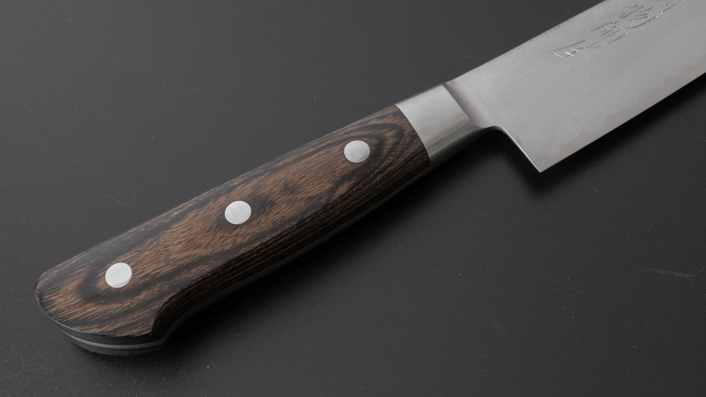 Hitohira Imojiya ST SG2 Sujihiki 240mm Brown Pakka Handle - HITOHIRA