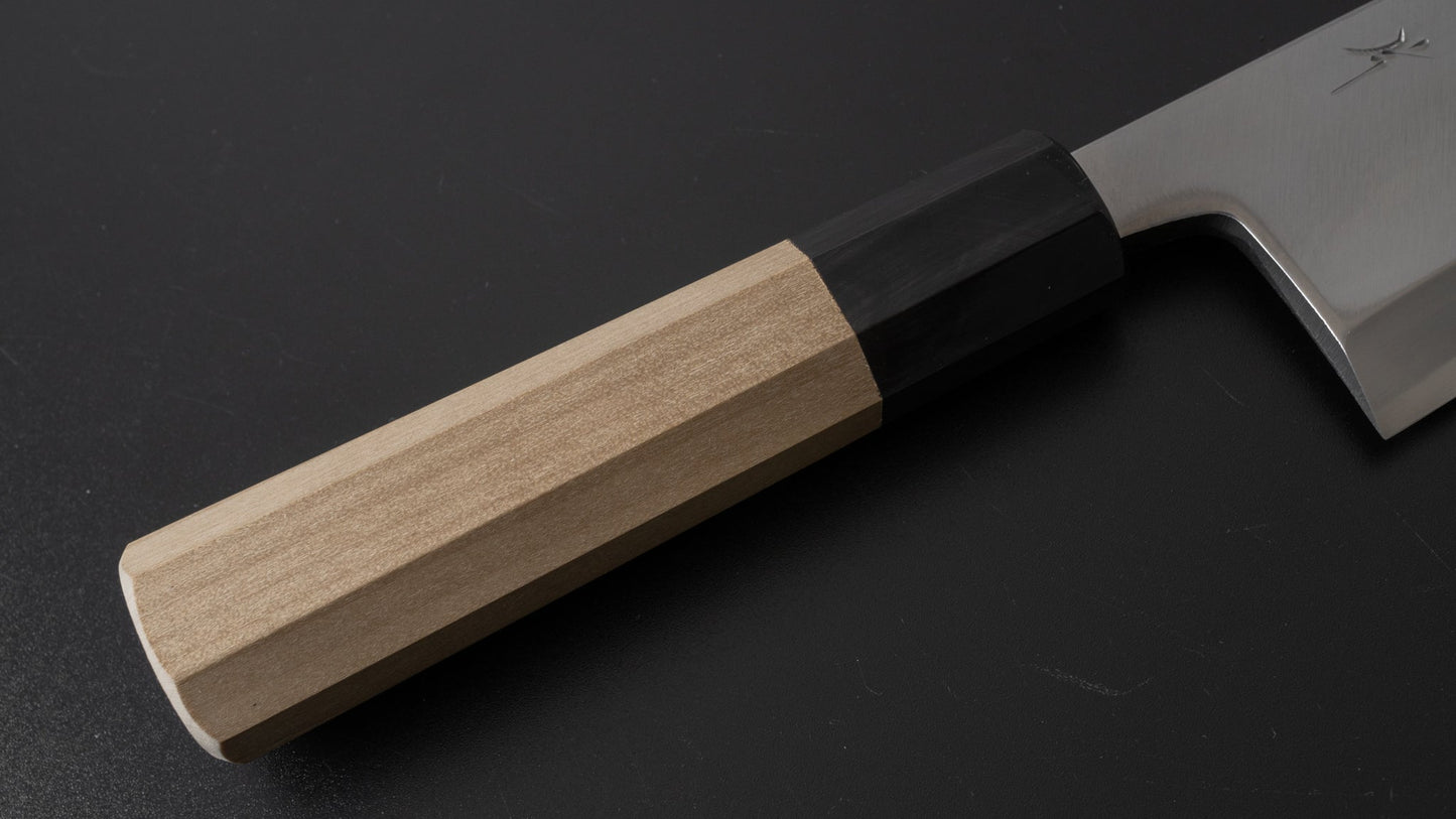 Hitohira Kikuchiyo Manzo Blue #2 Deba 150mm Ho Wood Handle (Saya) - HITOHIRA