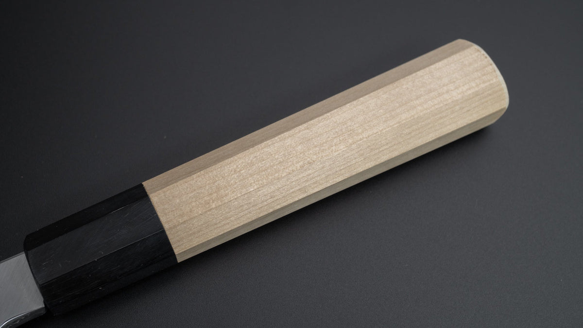 Hitohira Kikuchiyo Manzo White #3 Left-Handed Yanagiba 270mm Ho Wood Handle - HITOHIRA