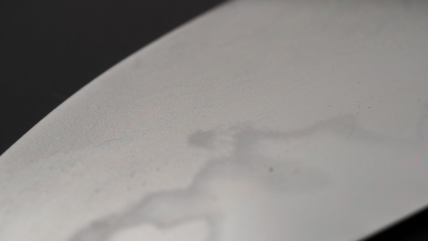 Takada no Hamono White #2 Suiboku Santoku 180mm Ho Wood Handle - HITOHIRA