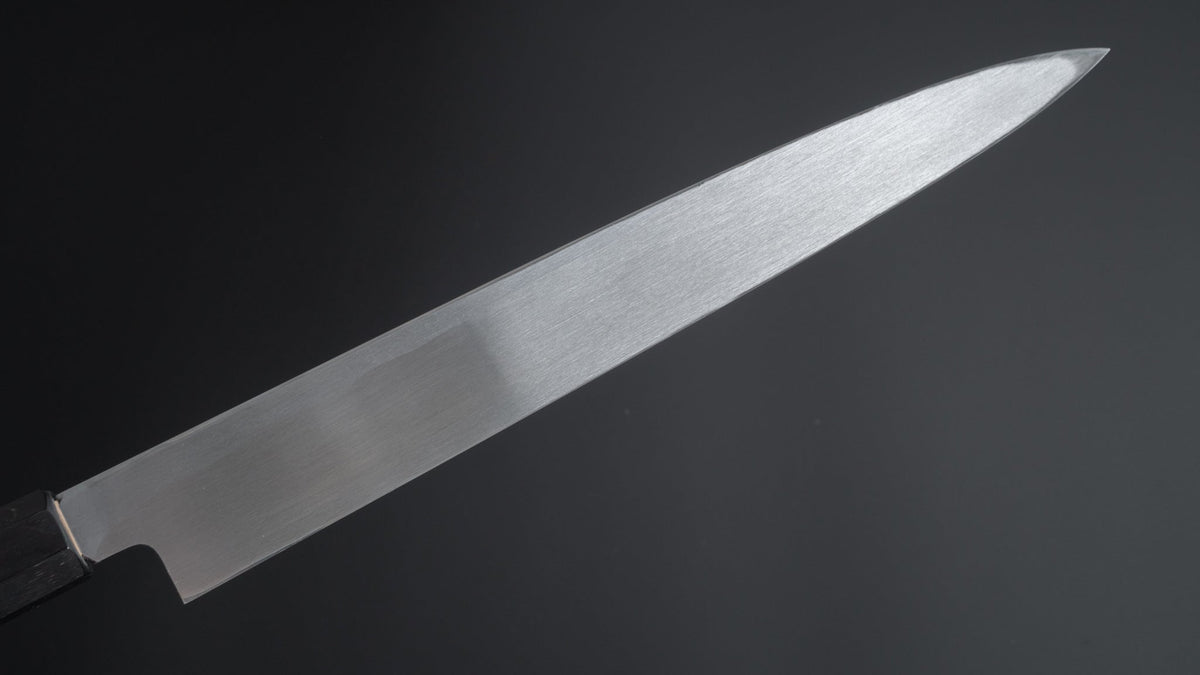 Hitohira Kikuchiyo Manzo White #3 Left-Handed Yanagiba 270mm Ho Wood Handle - HITOHIRA