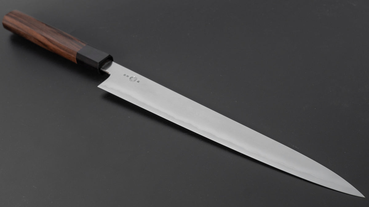 Takada no Hamono Silver #3 Suiboku Sujihiki 270mm Rosewood Handle - HITOHIRA