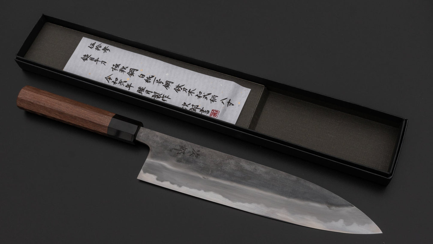 Jiro Tsuchime Wa Gyuto 240mm Taihei Tagayasan Handle (#053) | HITOHIRA