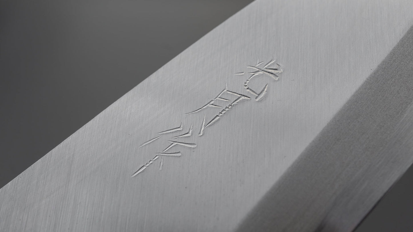 Kogetsu NOS SK Carbon Deba 105mm Poplar Handle | HITOHIRA