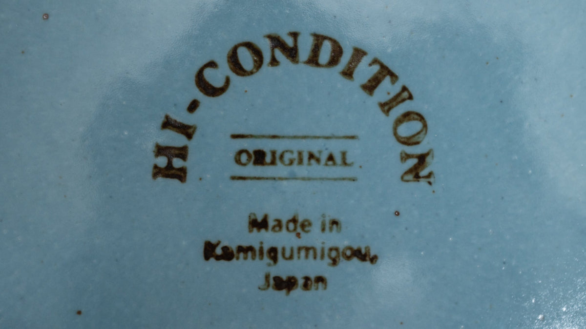 HI-CONDITION Lifestyle #005 Plate (HI-CON Blue) - HITOHIRA