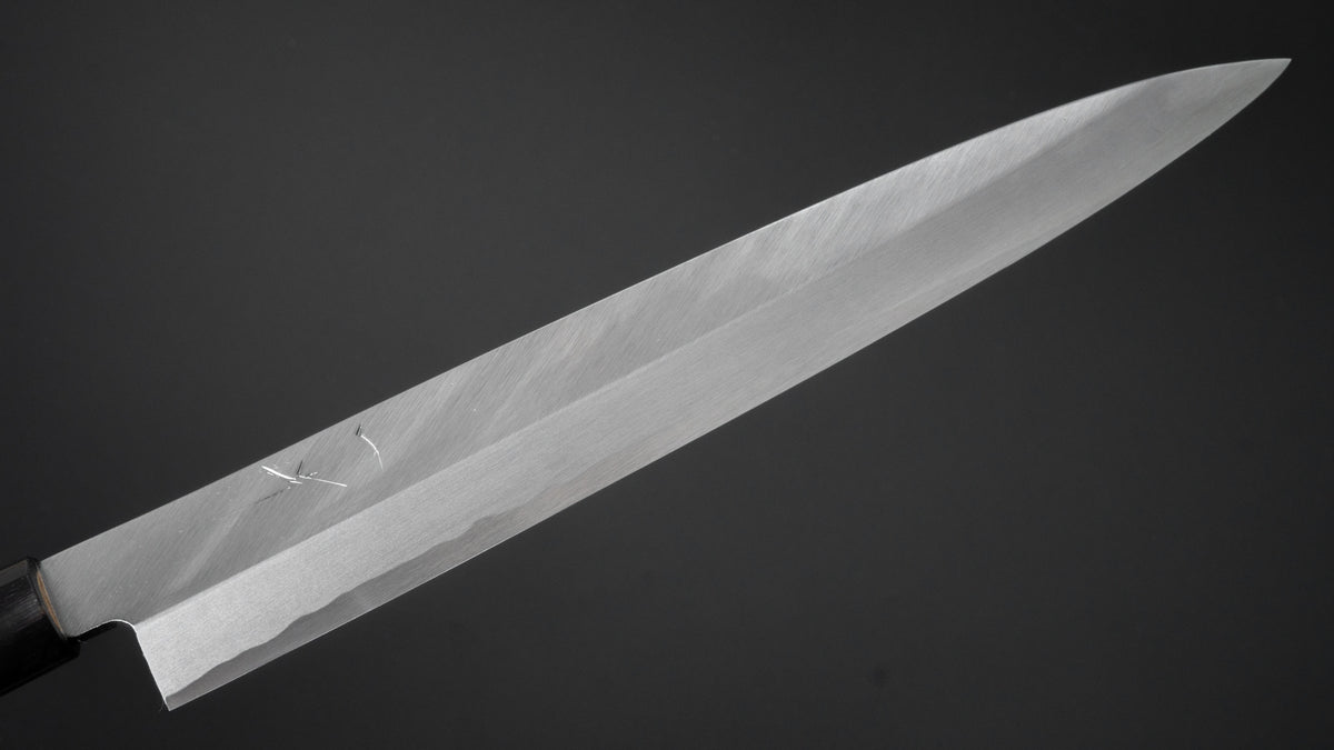 Hitohira Gorobei White #3 Yanagiba 240mm Ho Wood Handle (D-Shape) - HITOHIRA