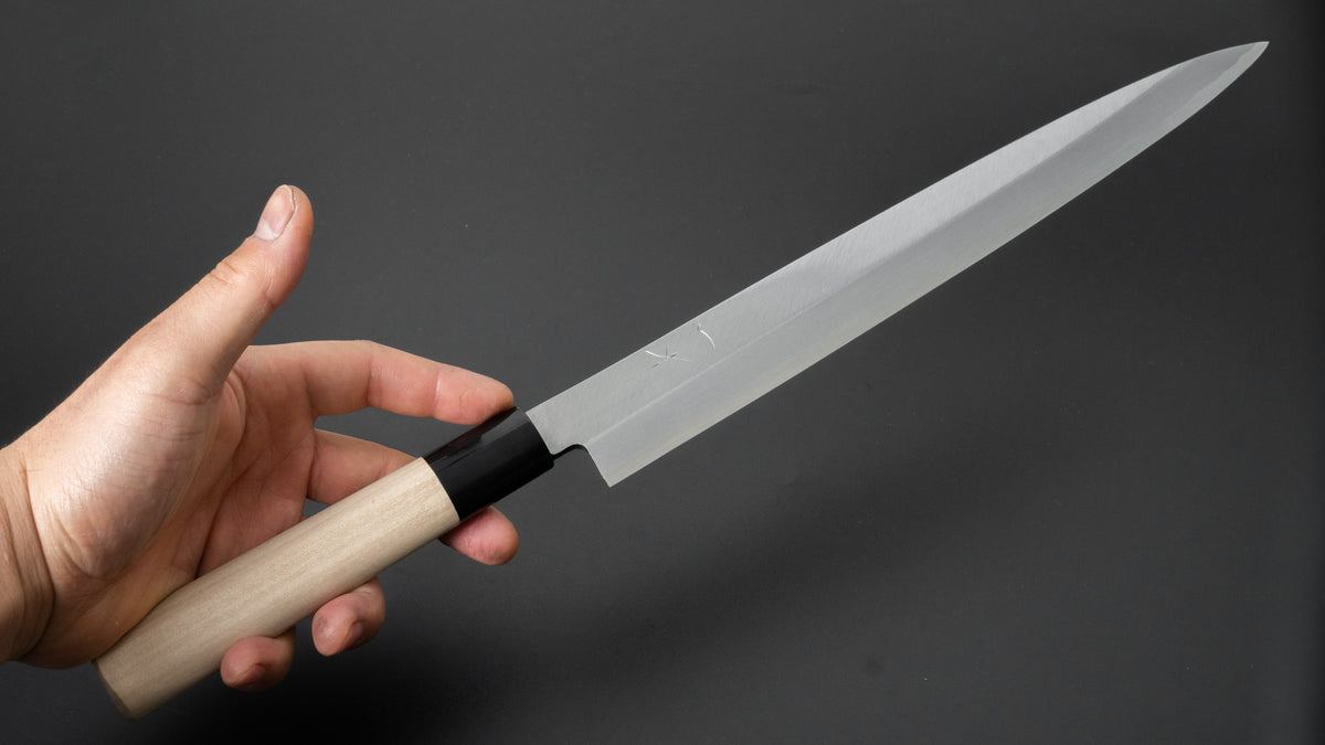 Hitohira Gorobei White #3 Yanagiba 300mm Ho Wood Handle (D-Shape) - HITOHIRA