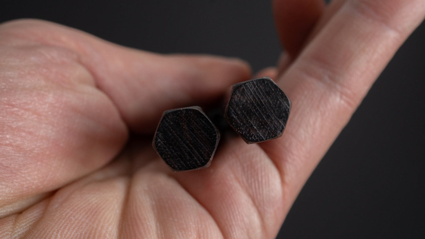 Hitohira Ebony Moribashi Chopstick 150mm Hexagonal - HITOHIRA