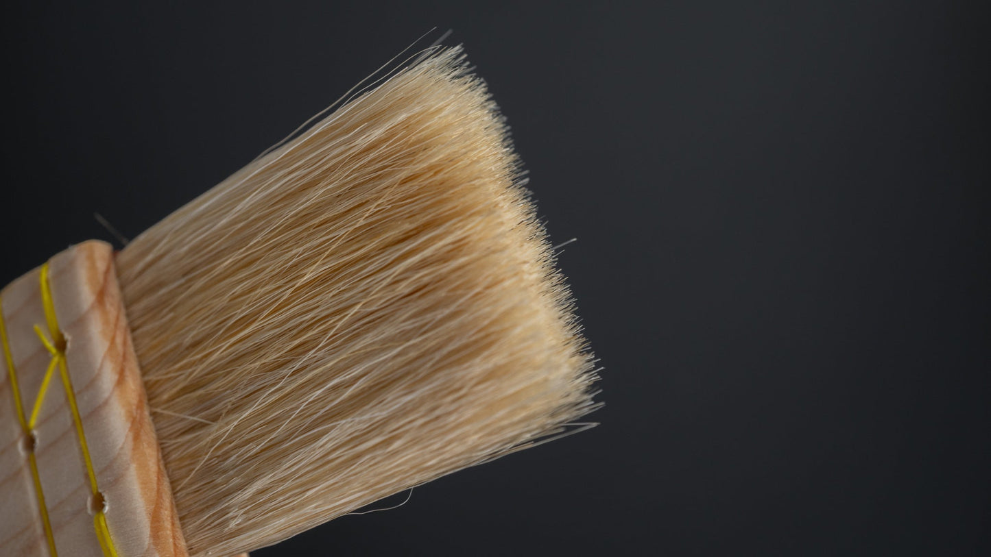 Kanaya Cooking Brush Short 30mm (Goat Hair) - HITOHIRA