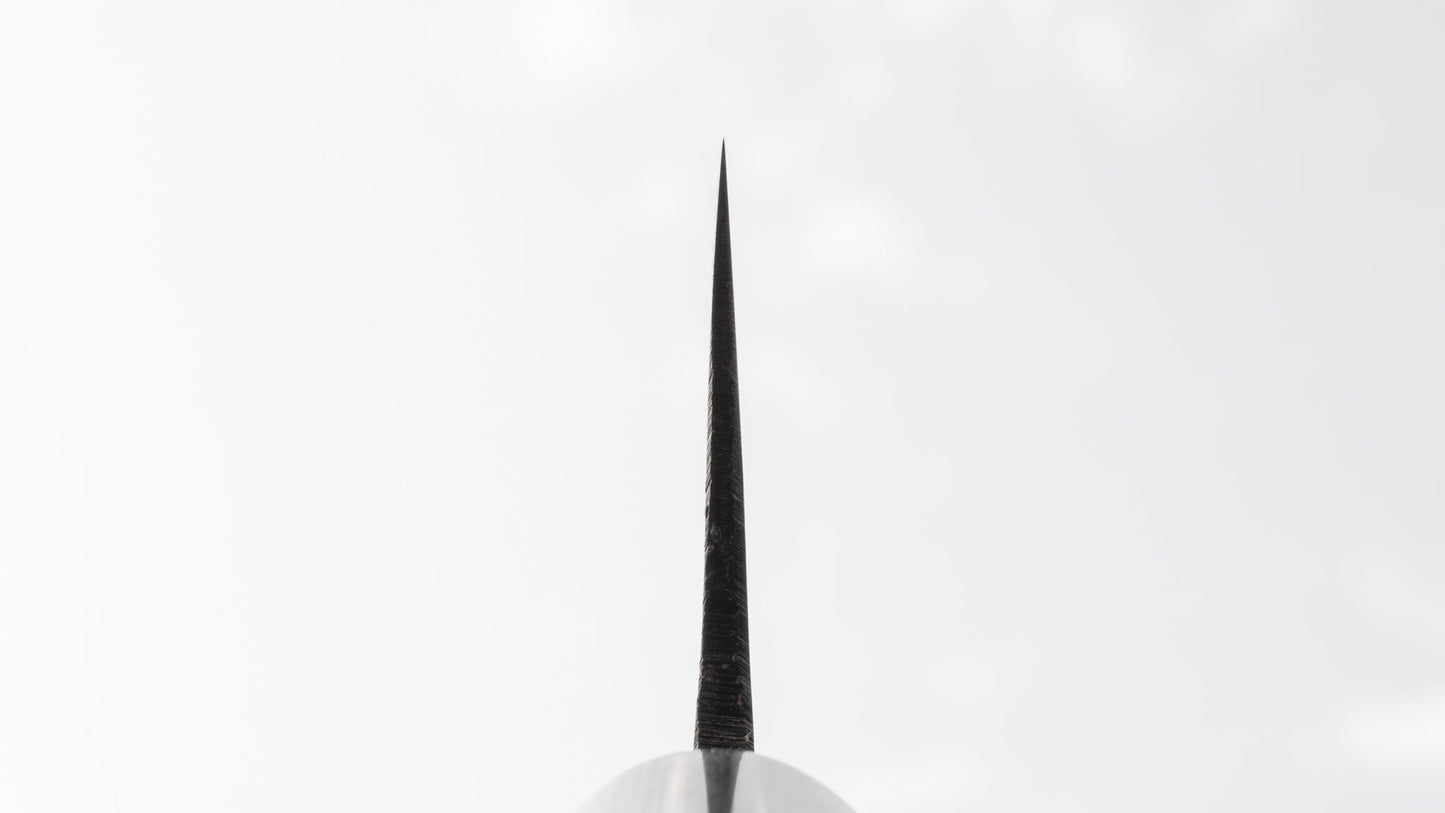 Hitohira HS White #2 Damascus Santoku 170mm Maple Handle | HITOHIRA