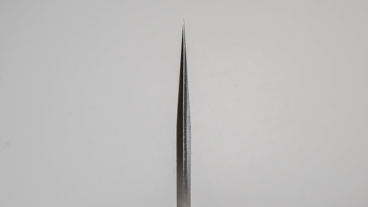 Hitohira Tanaka Kyuzo Vintage Swedish Carbon Damascus Gyuto 240mm Taihei Ebony Handle (#3/ Saya) - HITOHIRA