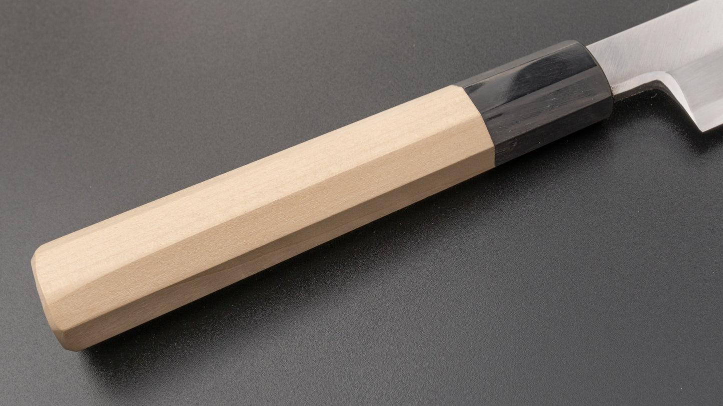 Hitohira Kikuchiyo Manzo Blue #2 Yanagiba 300mm Ho Wood Handle (Saya) | HITOHIRA