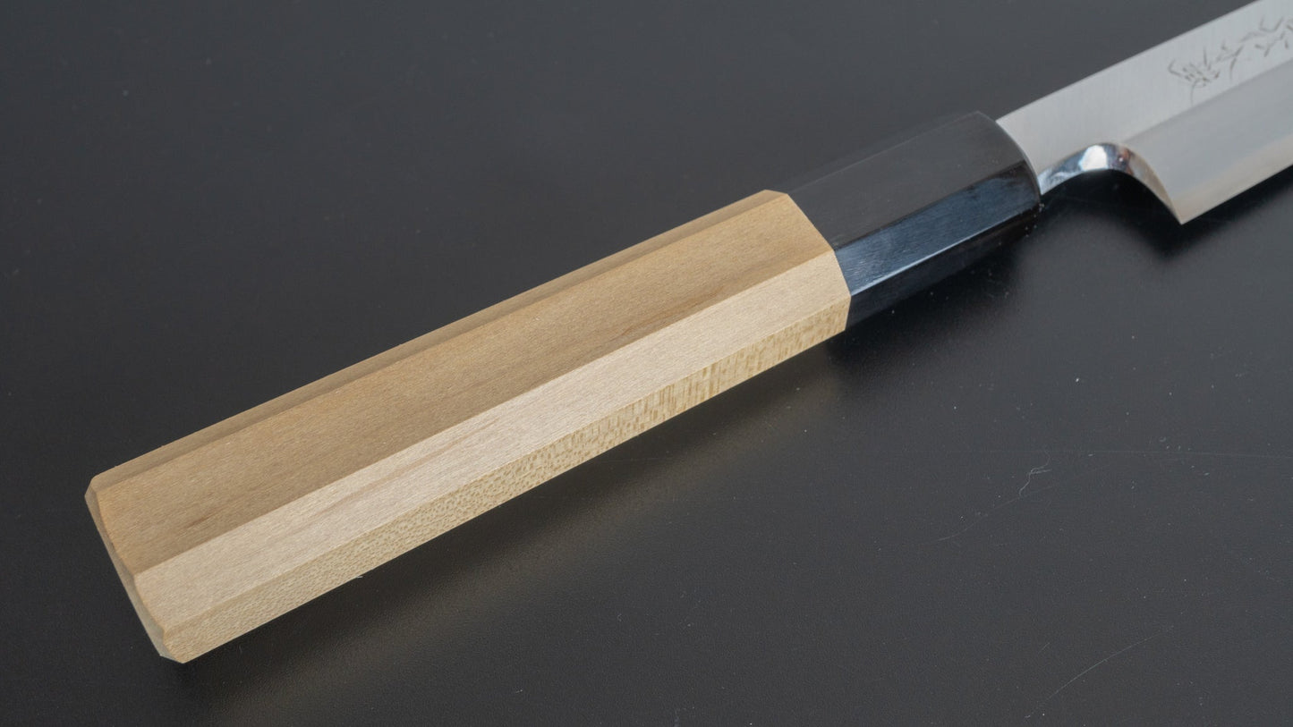 Takeda Vintage Blue #1 Limited Yanagiba 225mm Ho Wood Handle (No.6/ Saya) - HITOHIRA