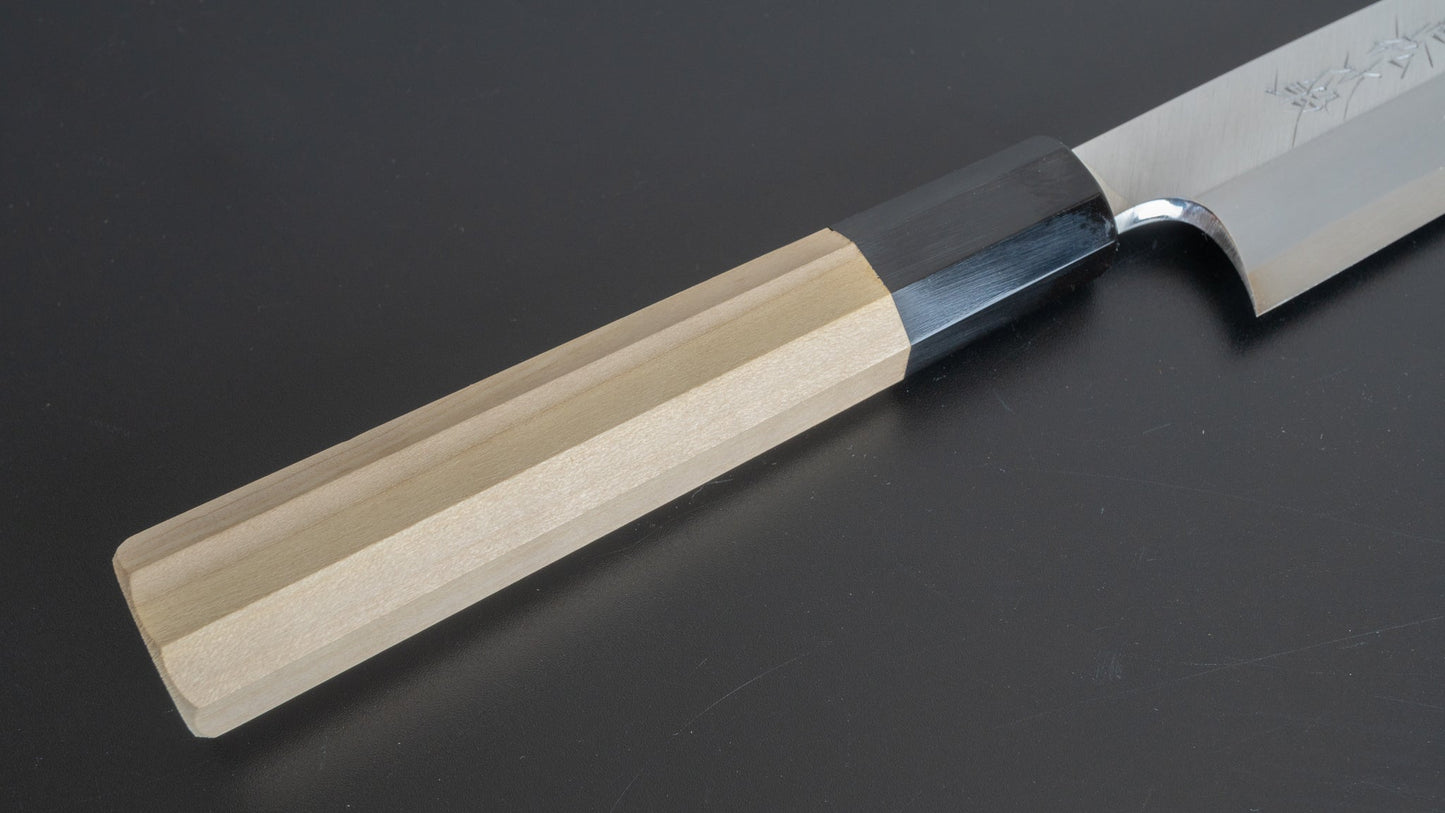 Takeda Vintage Blue #1 Limited Yanagiba 240mm Ho Wood Handle (No.10/ Saya) - HITOHIRA