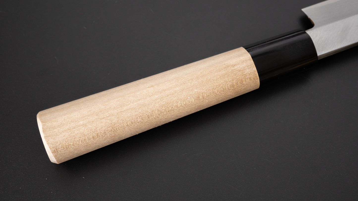 Hitohira Gorobei White #3 Left-Handed Yanagiba 300mm Ho Wood Handle (D-Shape) - HITOHIRA