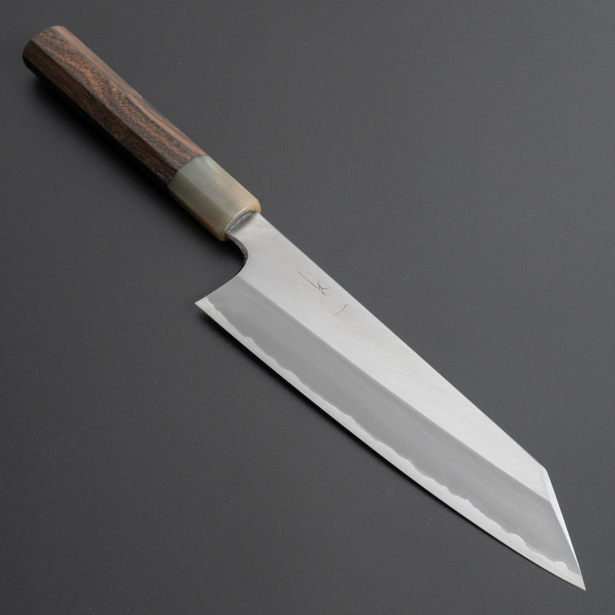 Hitohira Togashi White #1 Stainless Clad Migaki Kiritsuke Gyuto 210mm Ziricote Handle - HITOHIRA