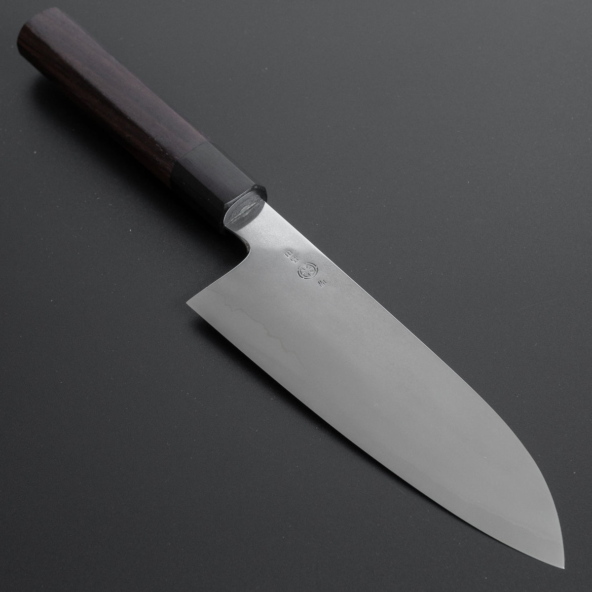 Takada no Hamono Silver #3 Suiboku Santoku 180mm Rosewood Handle (Extra Thin) - HITOHIRA