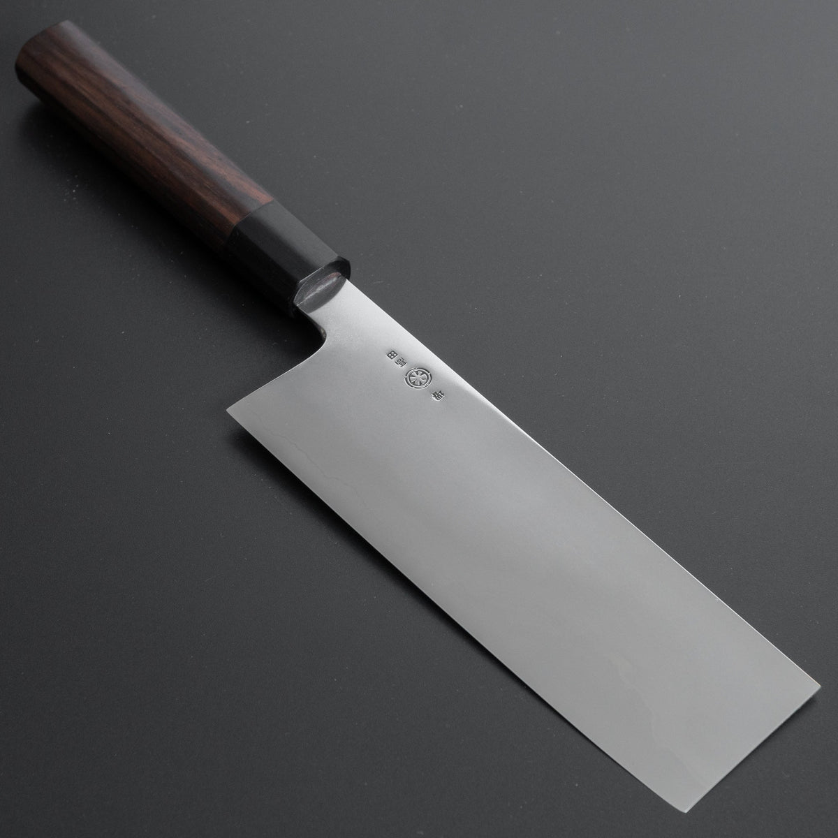 Takada no Hamono Silver #3 Suiboku Nakiri 180mm Rosewood Handle (Extra Thin) - HITOHIRA