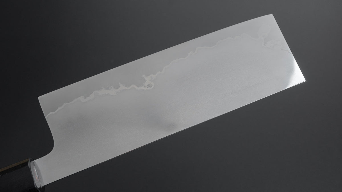 Takada no Hamono Silver #3 Suiboku Nakiri 180mm Rosewood Handle (Extra Thin) - HITOHIRA