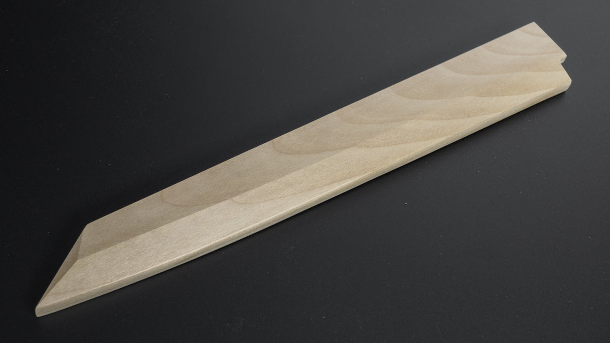 Hitohira Mumei Ho Wood Saya Left-Handed Kiritsuke Yanagiba 300mm - HITOHIRA