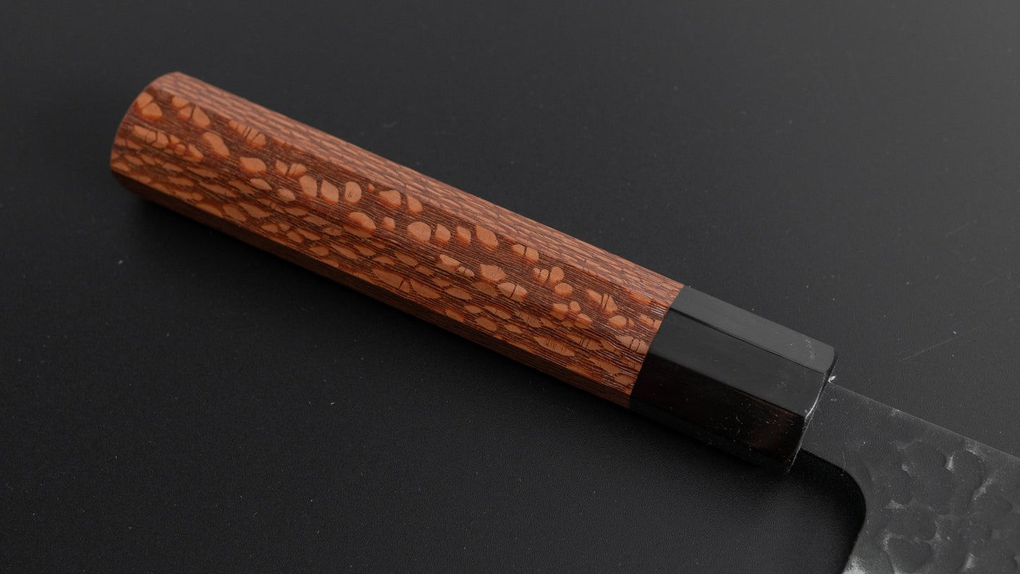 Hitohira Futana SB Kuro Tsuchime Gyuto 240mm Lacewood Handle - HITOHIRA