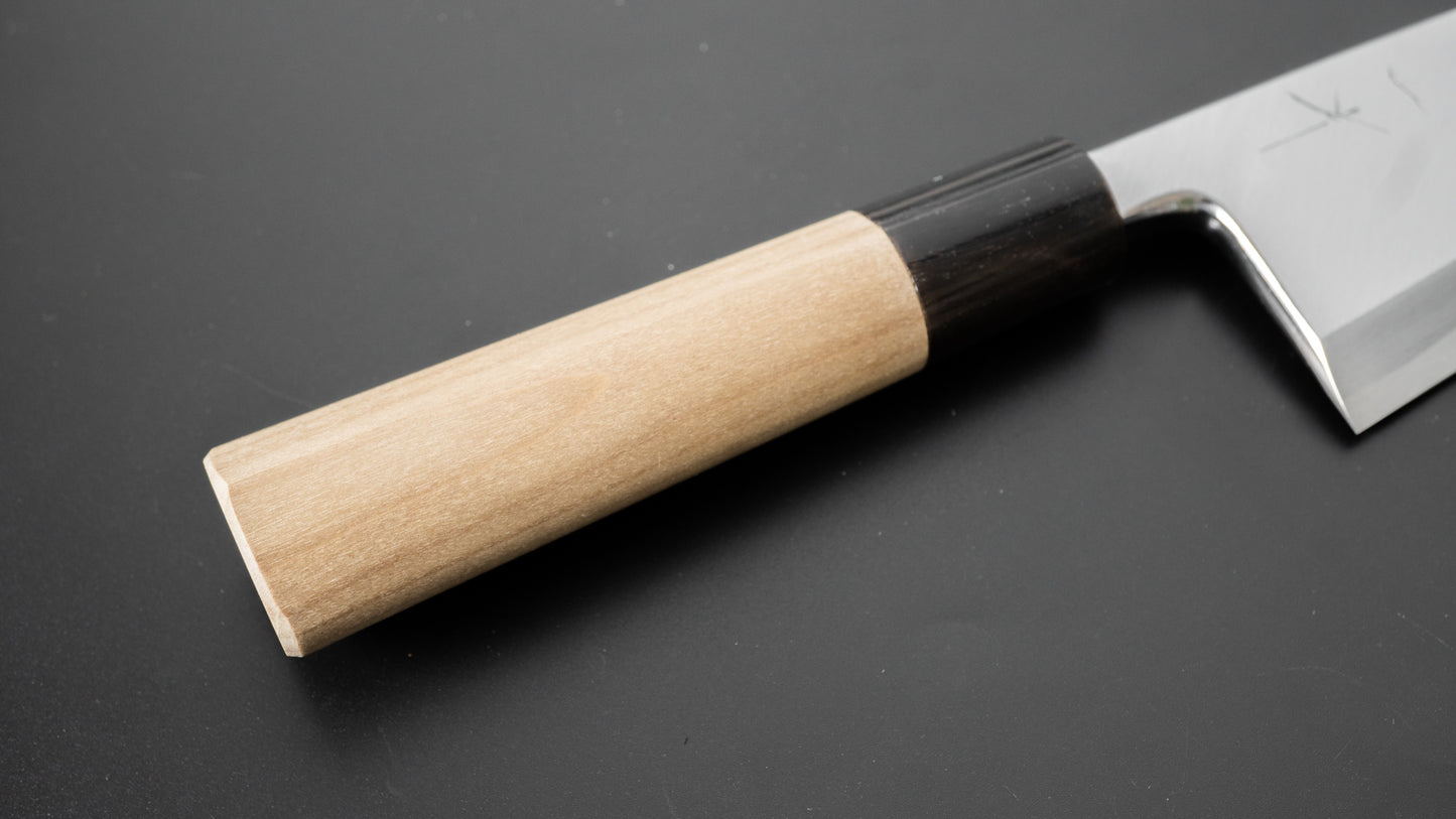 Hitohira Kikuchiyo Manzo White #3 Deba 150mm Ho Wood Handle (D-Shape) - HITOHIRA
