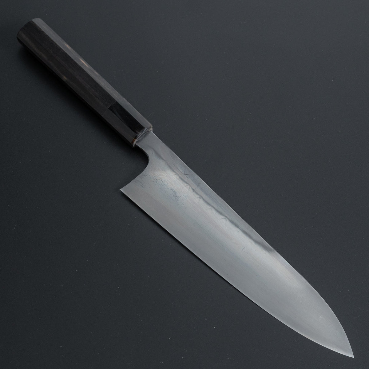 Hitohira Togashi Yohei Blue #2 Mizu Honyaki Gyuto 240mm Taihei Ebony Handle (#055/ Saya) - HITOHIRA